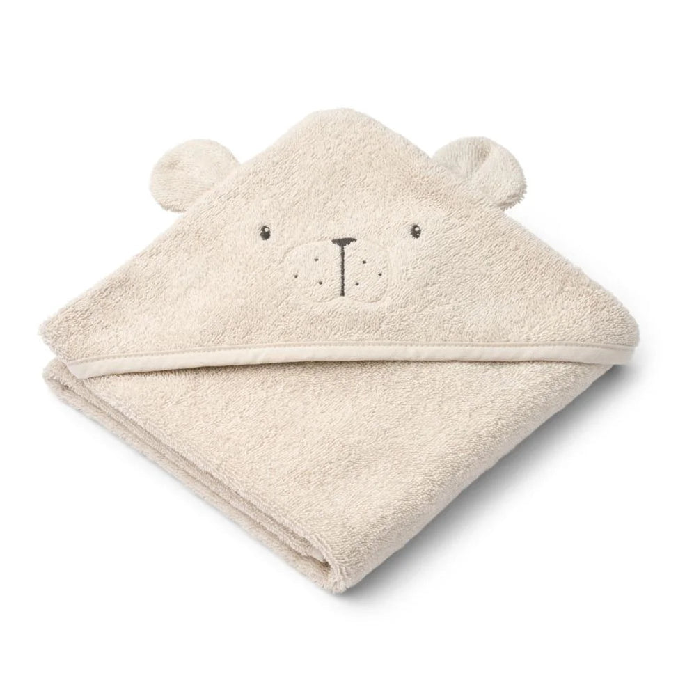 Liewood - Albert Hooded Baby Tawel - Sandy