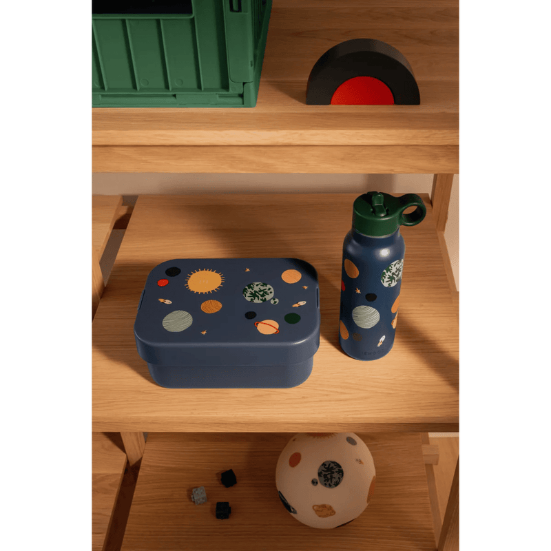 Liewood - Falk Water Bottle 350 ml - Universe/ Classic Navy