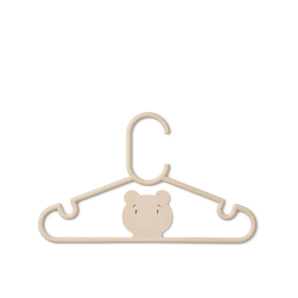 Liewood - Clothing hangers Falton - MR Bear/ Sandy (8st)