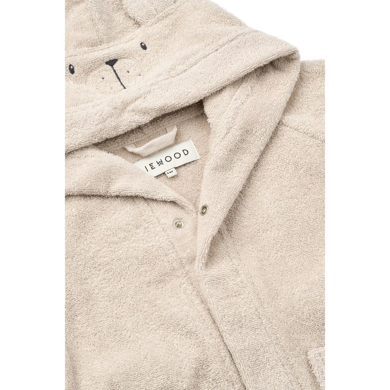 Bademantel Liewut - Lily Polarbear - sandig