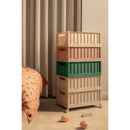 Liewood - Weston Large Foldable Storage Box With Wheels - Sandy