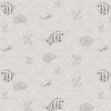 Wallpaper sample Little Amour Fishy Waves - Grey