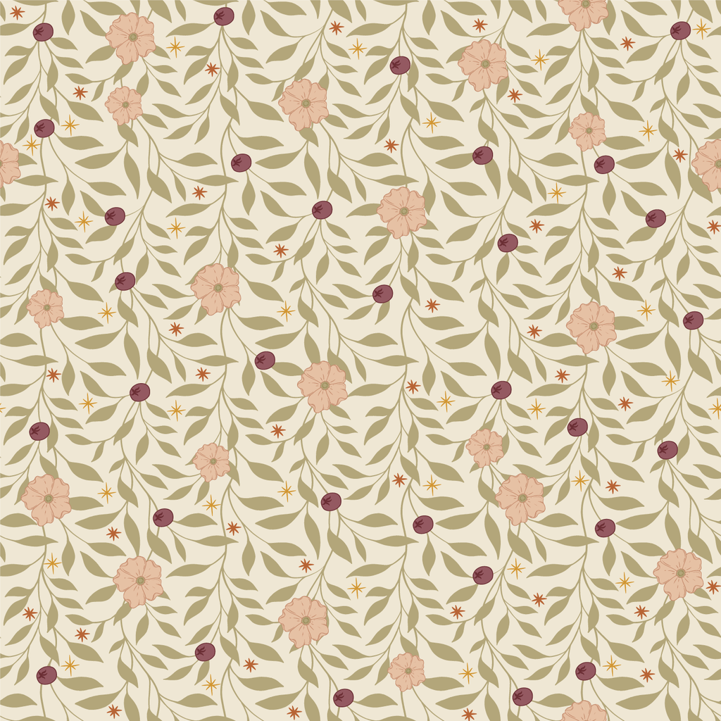 Papel pintado - Blossom Vines - Baya