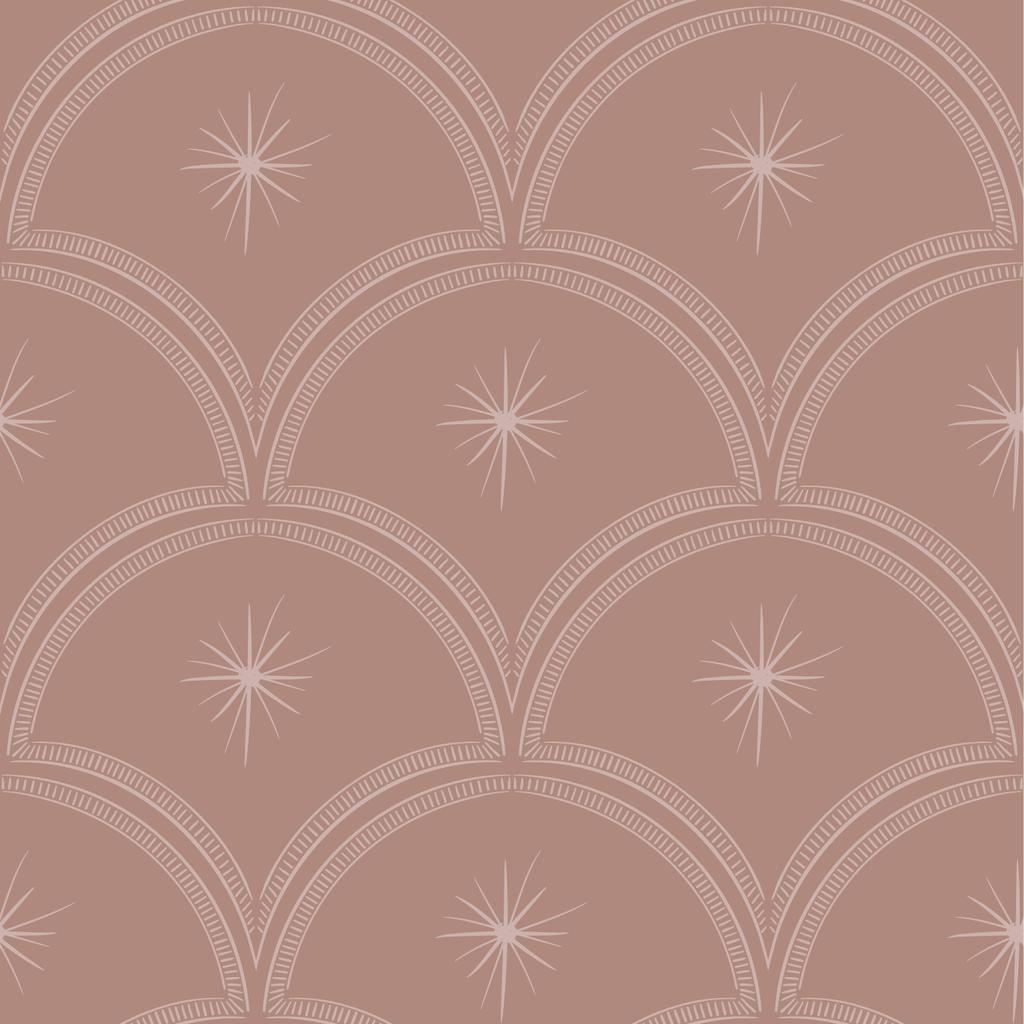 Behang Magic Arches Blush – zacht bogen behang kinderkamer