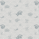 Behang Little Amour voor de kinderkamer Fishy Waves