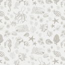 Wallpaper Steel Little Amour - Little Underwater World - Brown