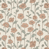 Wallpaper sample Little Amour Poppy Amour - Salmon pink