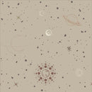 Wallpaper Staal Little Amour Space Stars - Green morbido