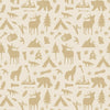 Wallpaper sample Little Amour Wild Forest - Ochre