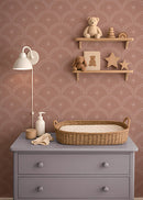 Behang Magic Arches Blush – zacht bogen behang kinderkamer