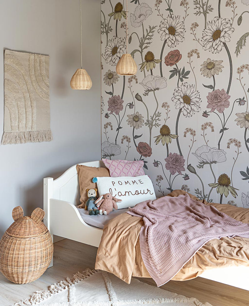 Behang voor de kinderkamer - Little Amour Fleur d'amour