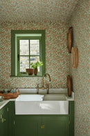 Little Greene Spring Flower Wallpaper – French Gray | Historical Floral Design