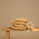 Kinder - TENCEL™ Twill Bettbezug ockergelb