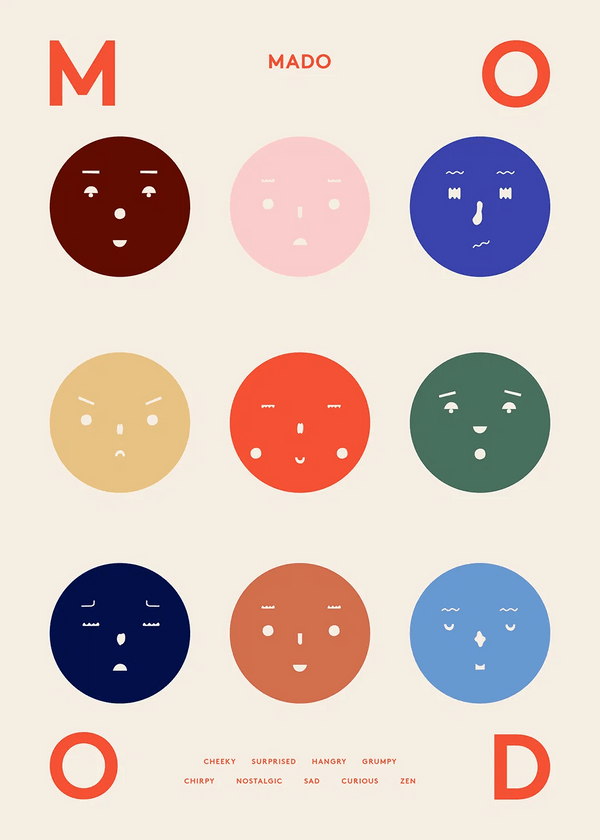 MADO by Paper Collective - Art print - Nine Moods 50x70cm