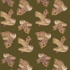 Behangstaal Meet me at the Wall - Owl - Fern - Aniek Bartels