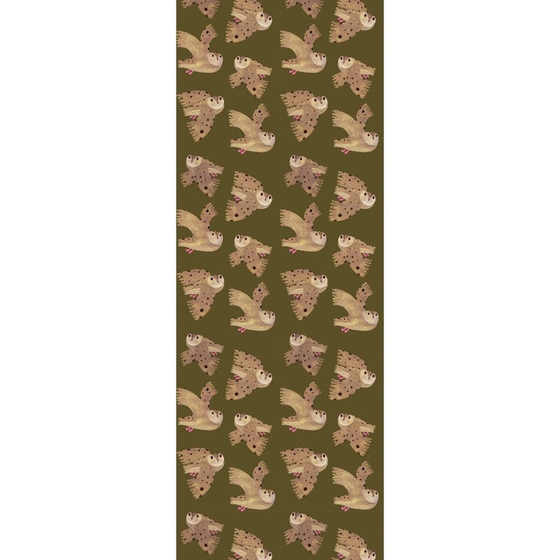 Wallpaper Owl - Fern - Meet Me at the Wall x Aniek Bartels