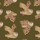 Wallpaper Owl - Fern - Meet Me at the Wall x Aniek Bartels
