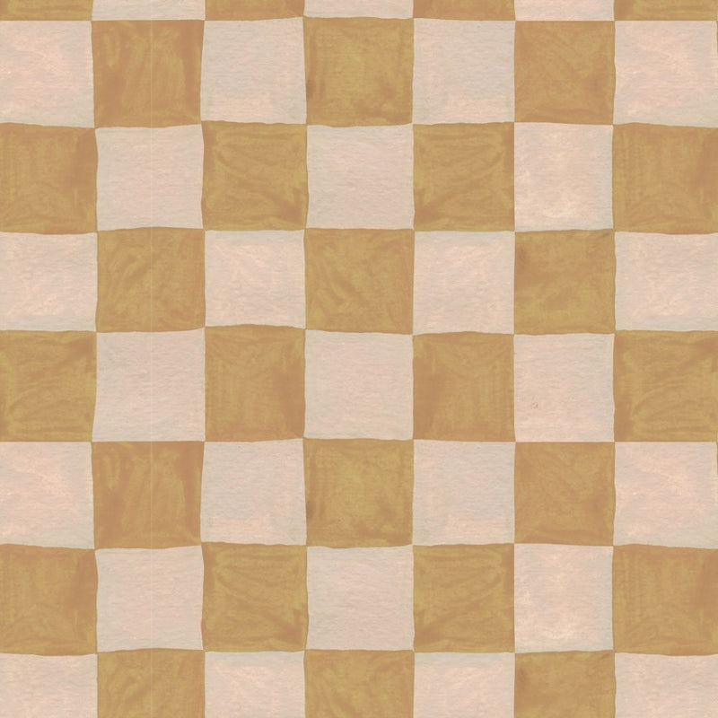 Behangstaal Meet me at the Wall - Square blocks sand - Aniek Bartels