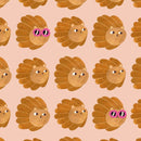 Behangstaal Meet me at the Wall - Lion heads - Pale pink - Aniek Bartels