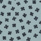 Échantillon de papier peint Meet me at the Wall - Lucky Clover - Bleu - Joëlle Wehkamp