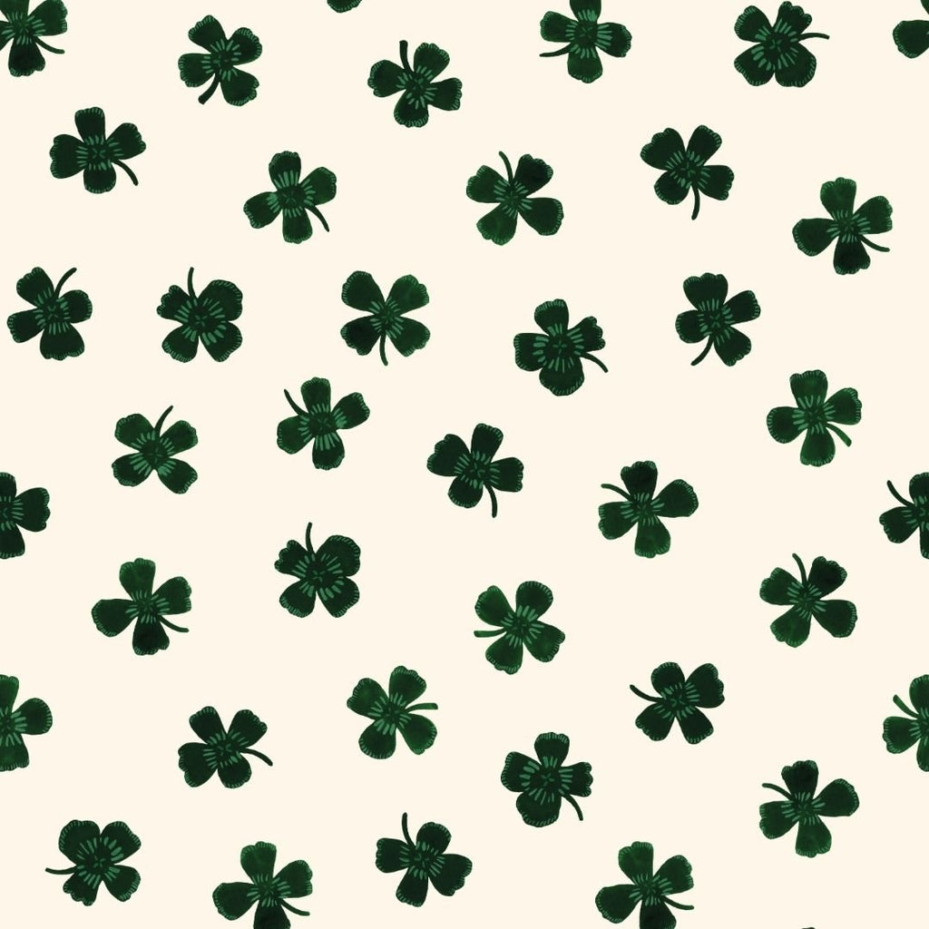 Tapetenbeispiel Meet me at the Wall – Lucky Clover – Grün – Joëlle Wehkamp