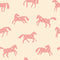 Échantillon de papier peint Meet me at the Wall - Chevaux magiques - Crème - Joëlle Wehkamp