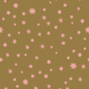 Behangstaal Meet me at the Wall - Starry Night - Kaki - Joëlle Wehkamp