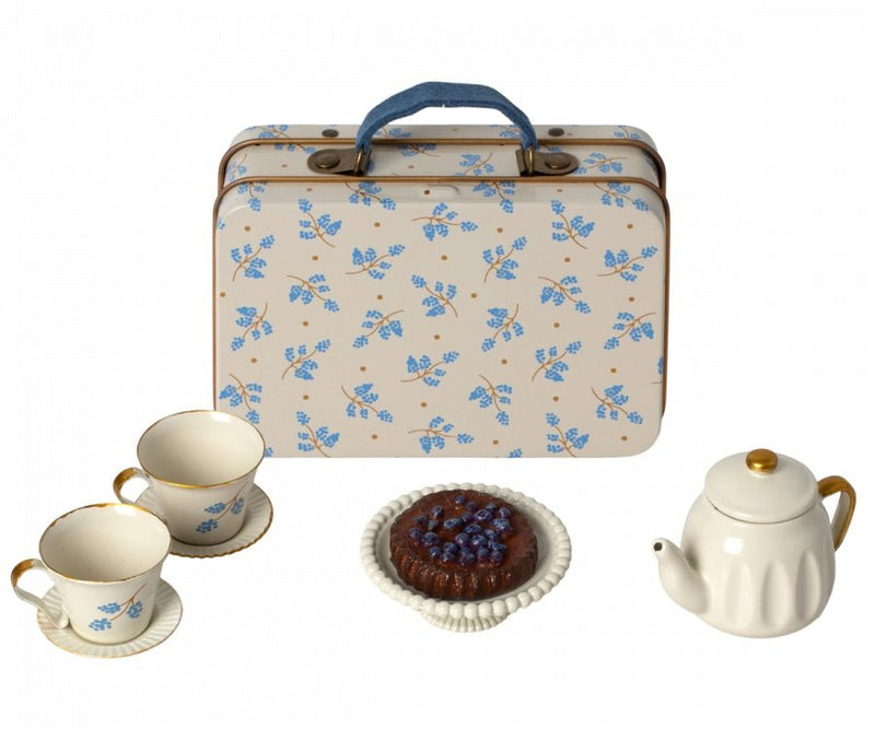 Maileg afternoon treat set blue madelaine 11-3110-01