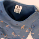 Müsli - Body/Romper with Bos Herten Print - Stormy Blue