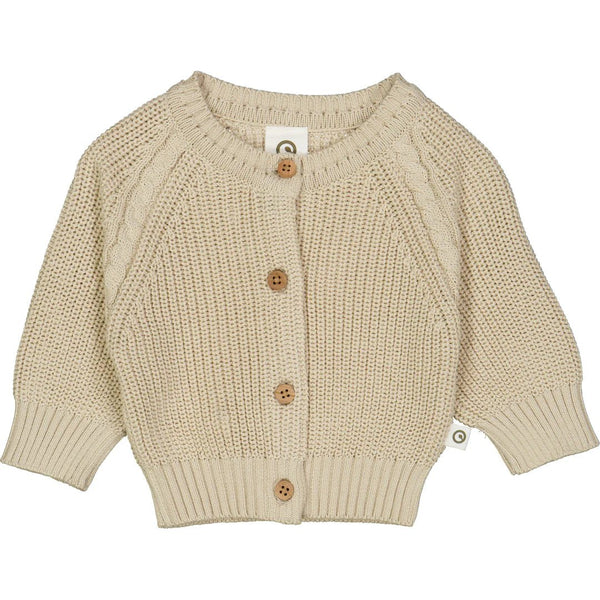 Müsli - Knitted Cardigan - Oat 