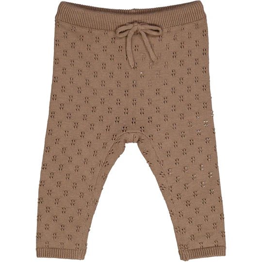 Müsli - Knitted pants - Walnut 