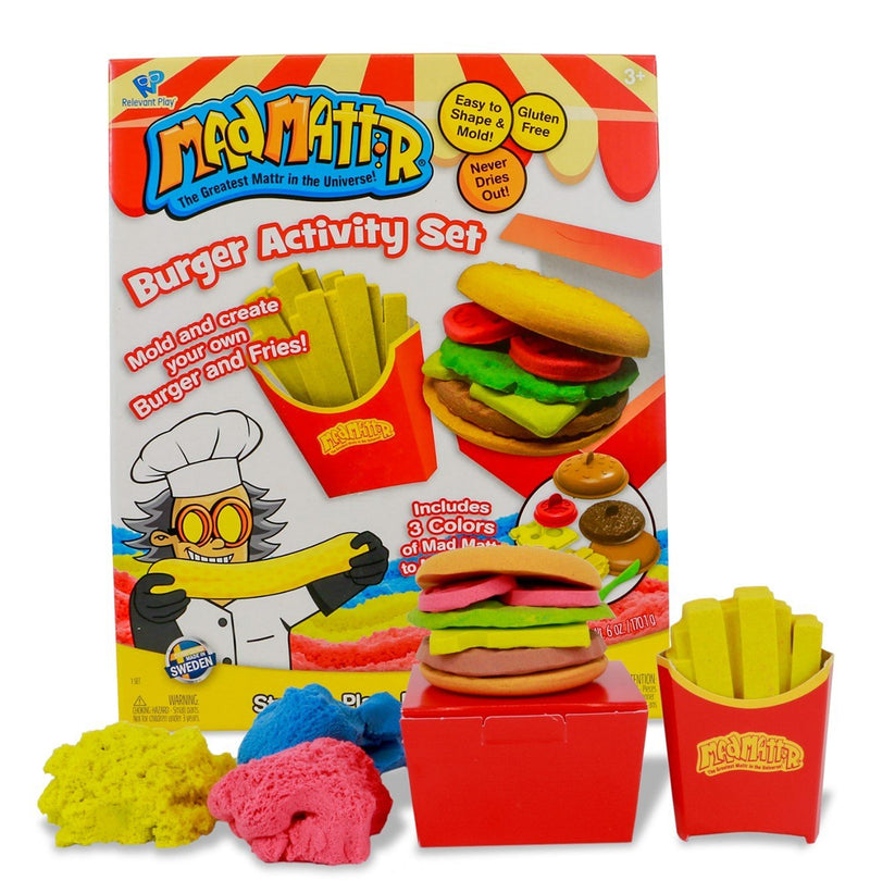 MadMattr Luchtige Klei Burger Set