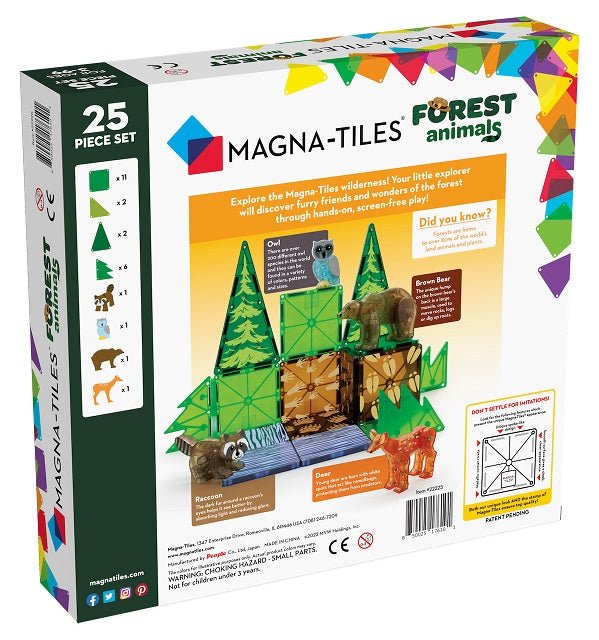 Magna-Tiles Forest Animals bosdieren 25stuks 