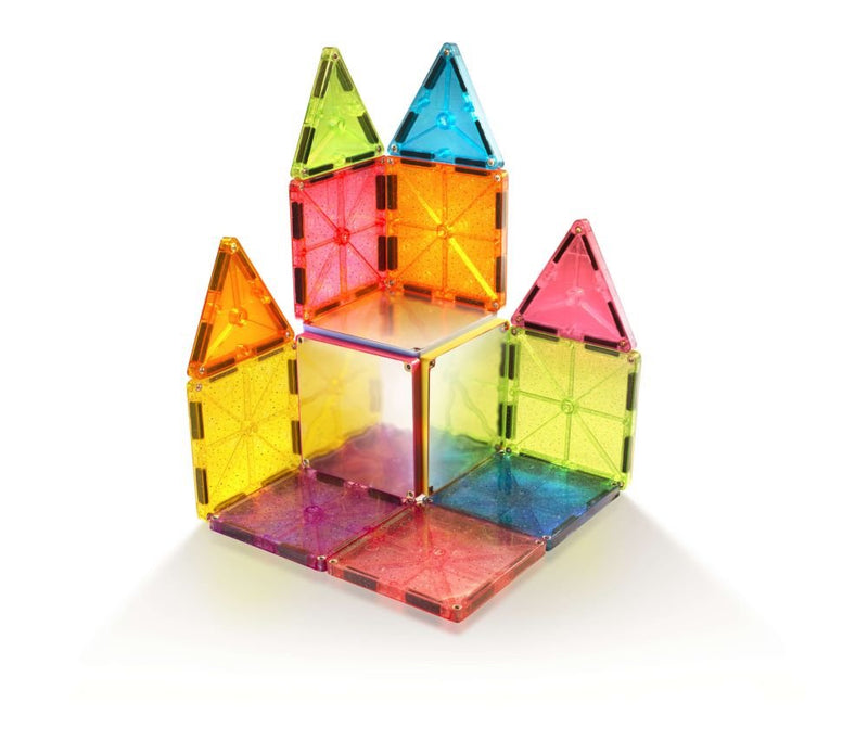 Magna-tiles stardust set met glitters en spiegels