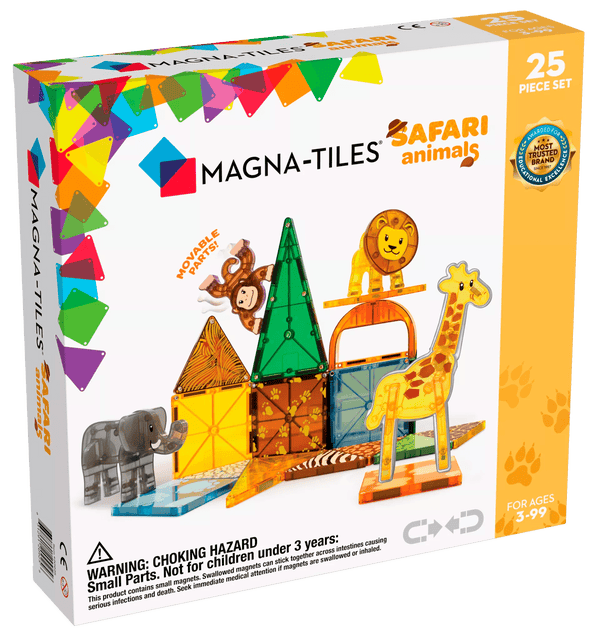 Magna-Tiles Safari Animals 25 pieces