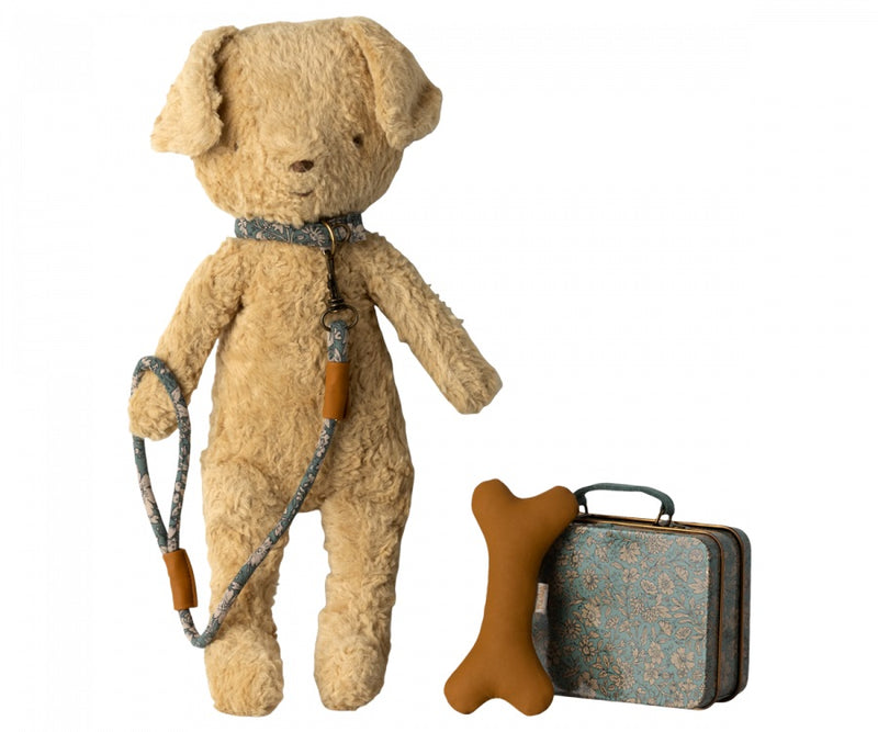 Maileg puppy accessoires set in koffertje blauw 16-3923-01