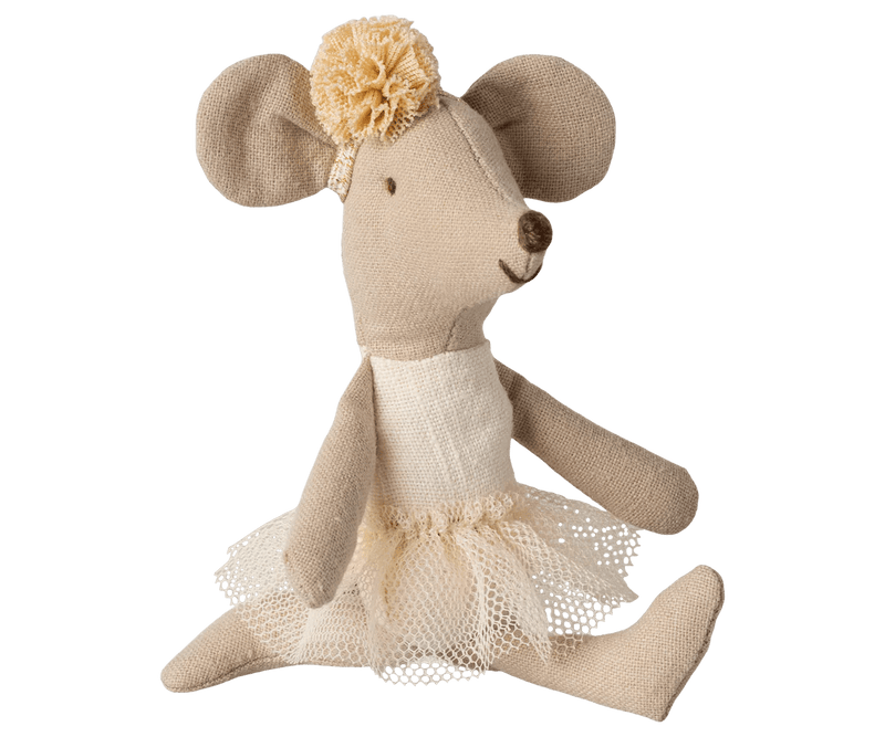 Maileg Mouse Ballerina Off White - Little Sister