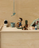 Maileg - Mouse da cowboy su cavallo a dondolo