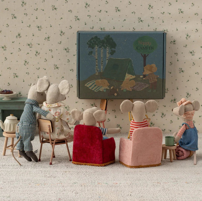 Maileg - Dollhouse chair - Rose