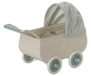 Maileg - Kinderwagen met baby muis - Mint