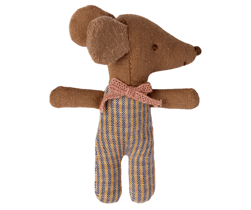 Maileg - Sleepy Wakey Baby Mouse in Matchbox - Rose