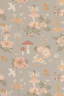 Majvillan kinderbehang old garden gentle blue blauw