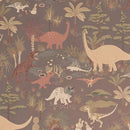 Majvillan Behang - Dinosaur Vibes - Evening Grey