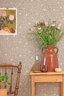 Majvillan Behang - Flora - Dusty Blue