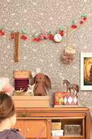 Majvillan Behang - Flora - Dusty Blue