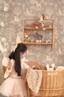 Majvillan Wallpaper - Summer Fields - Dusty Blue