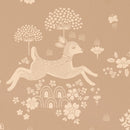 Wallpaper Majvillan - campi estivi - marrone morbido