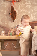 Wallpaper Majvillan - campi estivi - marrone morbido