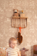 Wallpaper Majvillan - campi estivi - marrone morbido