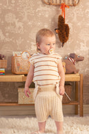 Wallpaper Majvillan - campi estivi - marrone morbido